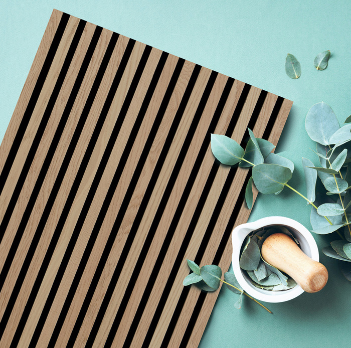 Akustikpanel Proff Light Oak 22 x 605 x 3000 mm Fibrotech